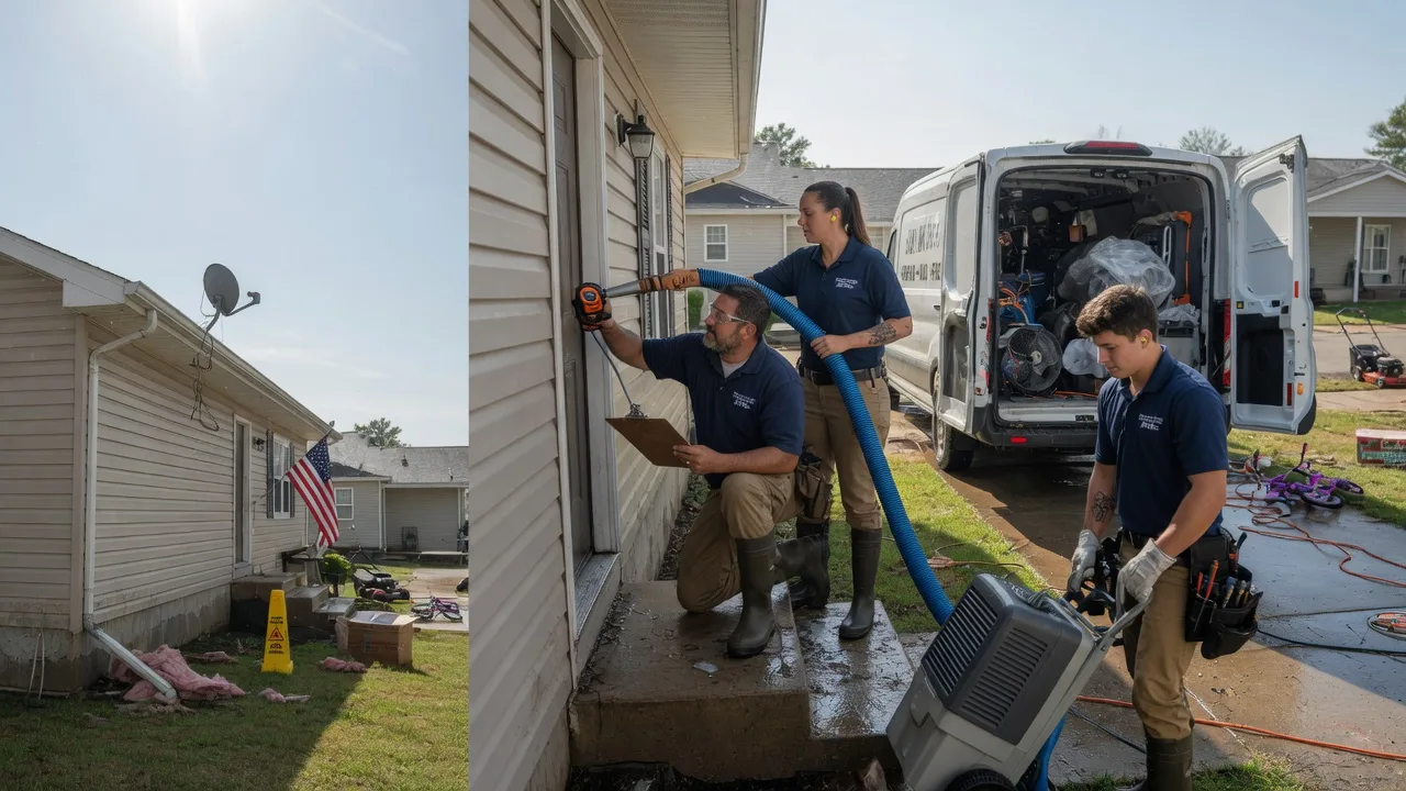 Ceiling Water Damage Restoration in Shannon, IL near me